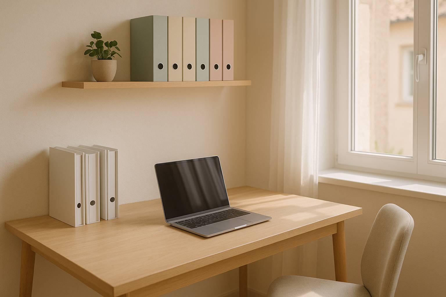 Cómo organizar papeles en home office sin archivador
