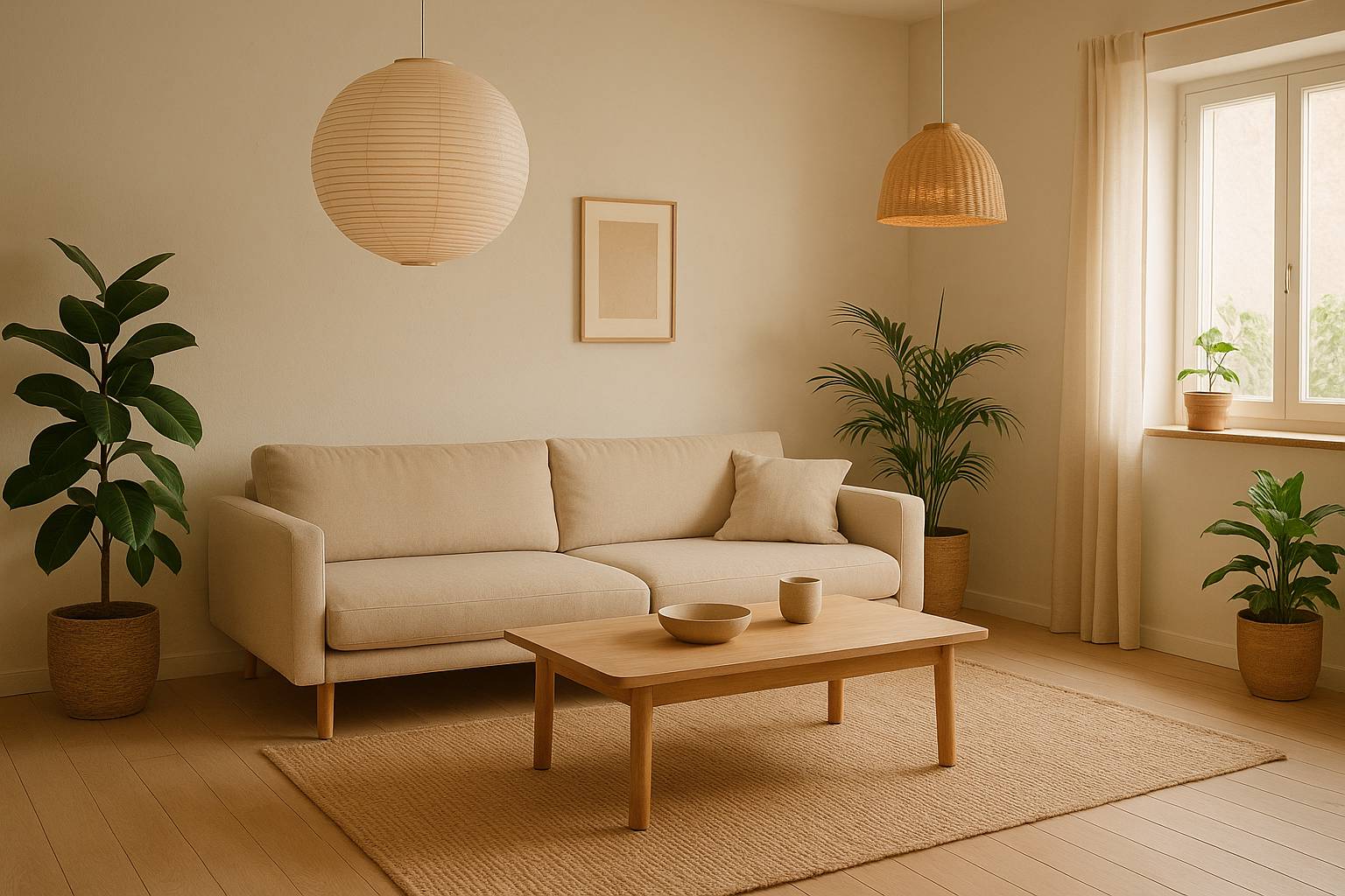 Estilo japandi cálido: claves para aplicarlo en pisos pequeños