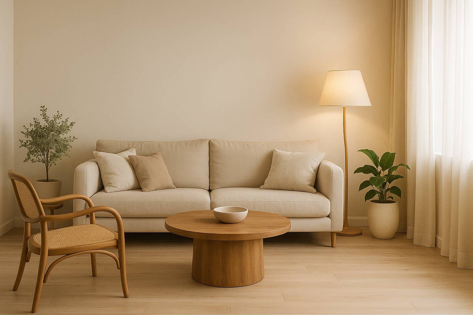 Estilo minimalista cálido: materiales clave para un hogar acogedor