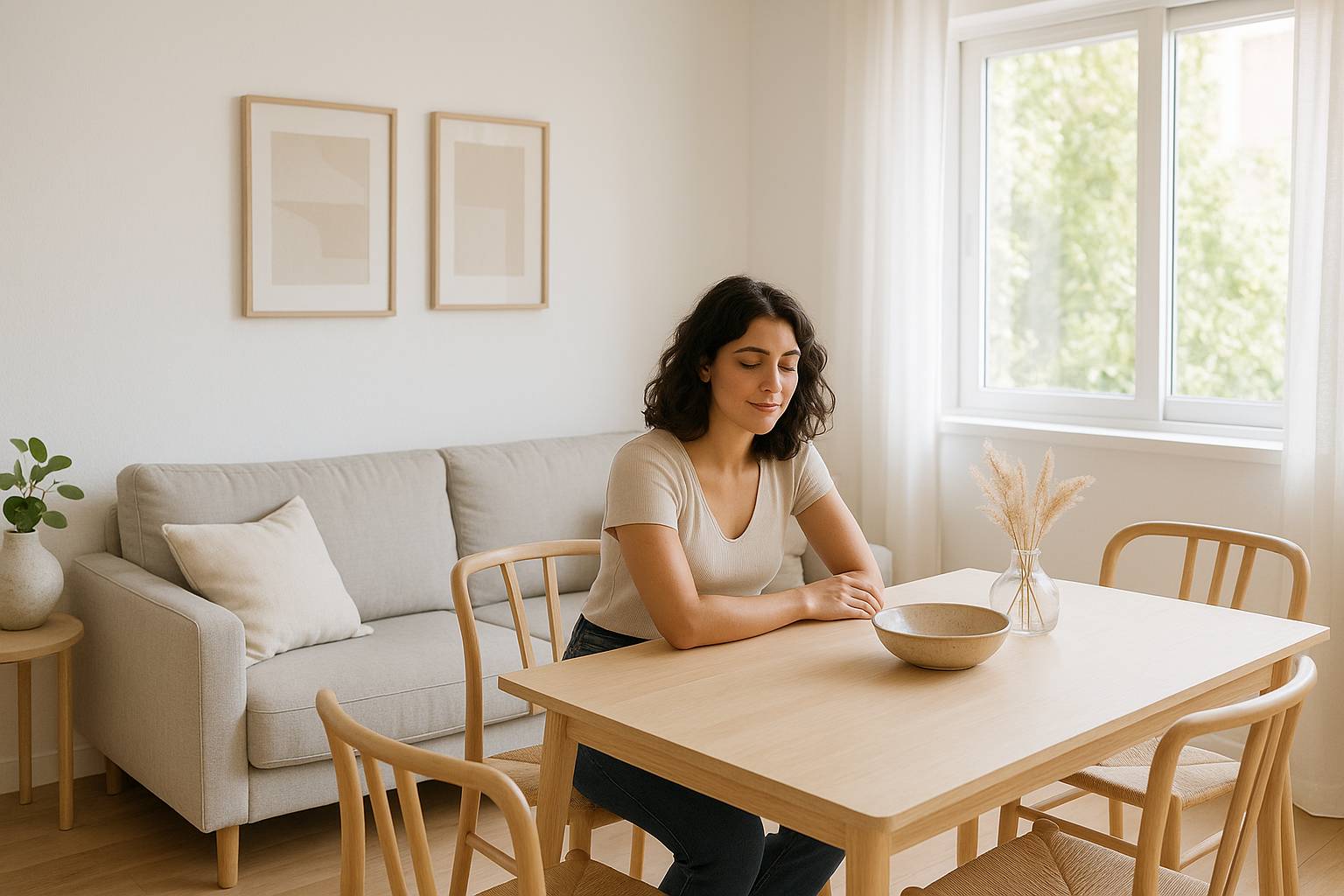 Mesa de comedor en salón pequeño: cómo elegirla
