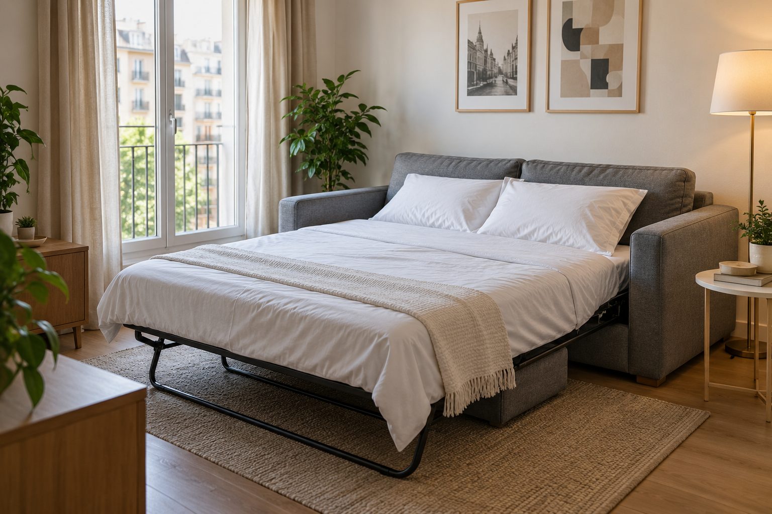 Sofás cama para pisos pequeños: cómo elegir el modelo más cómodo y funcional